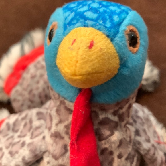 2000 TY Beanie Baby Lurkey Turkey Plush stuffed collectors collectible toy - Picture 9 of 9